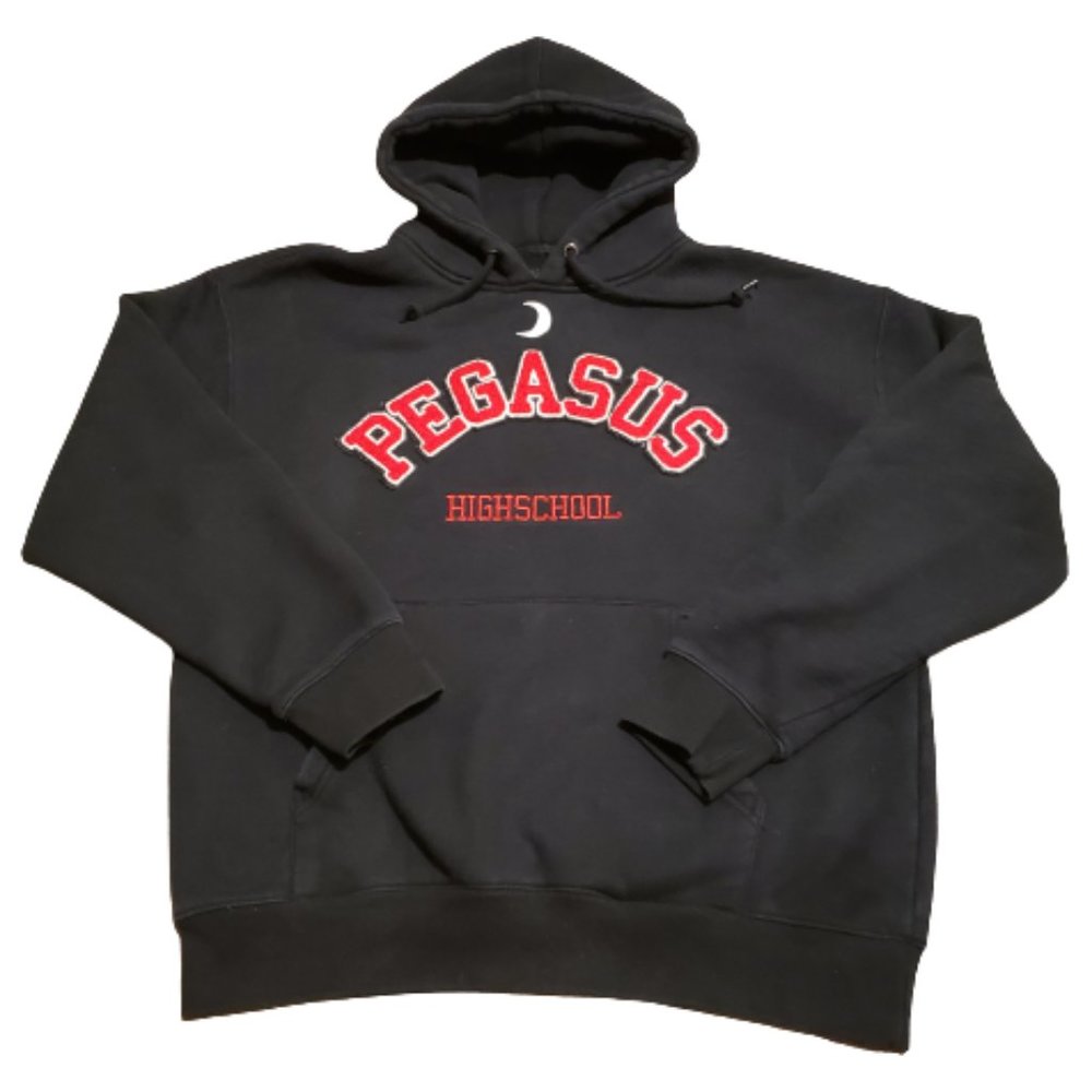 Pegasus Highschool Trippie Red Hoodie Sweatshirt Black | Men's XL Rap Hip Hop